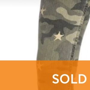 Miss Me Camo Stars Skinny Jean